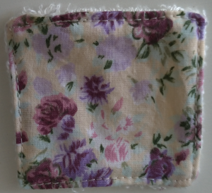 Coton fleurs violettes